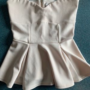 Asos strapless top size 4 with ruffle